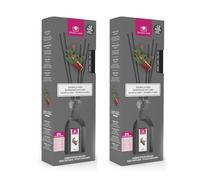 CRISTALINAS | Ambientador Mikado | 100% Puro | Larga Duración 12 Semanas | 90ml | 0% Alcohol (Pack 2, Sándalo y Cedro)