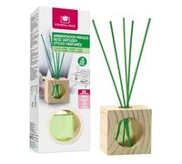 CRISTALINAS | Ambientador Mikado Cubo de Madera | Difusor de Varillas para el Hogar | Aroma Jazmín | Duración + de 4 Semanas | 30ml | 0% Alcohol