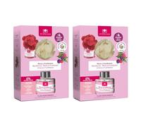 CRISTALINAS | Pack 2 Ambientador Flor Perfumada | Aroma Moras y Frambuesas | Larga Duración 4 Semanas | 2x40ml | 0% Alcohol