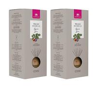CRISTALINAS | Pack 2 Ambientador Hogar | Mikado Esfera Premium | Aroma Higuera | Larga Duración 16 Semanas | Set 2x180ml | 0% Alcohol