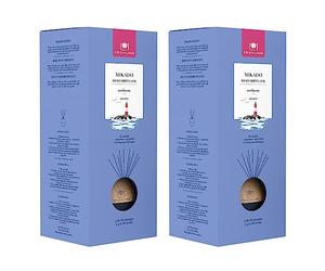 CRISTALINAS | Pack 2 Ambientador Mikado Esfera Premium | Aroma Océano | Larga Duración 16 Semanas | Set 2x180ml | 0% Alcohol