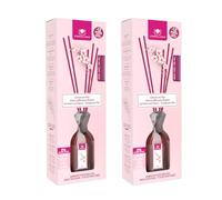 CRISTALINAS | Pack 2 Ambientador Mikado | 100% Puro | Larga Duración 12 Semanas | 2x90ml | 0% Alcohol (Cerezo en Flor, 90ml)