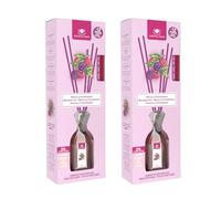 CRISTALINAS | Pack 2 Ambientador Mikado | 100% Puro | Larga Duración 12 Semanas | 2x90ml | 0% Alcohol (Moras y Frambuesas, 90ml)