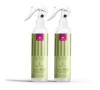 CRISTALINAS | Pack 2 Ambientador Spray Pulverizador Absorbe Malos Olores | Para Casa, Cocina, Baño, Coche | Apto para Textiles | 2x250ml (Pistacho)