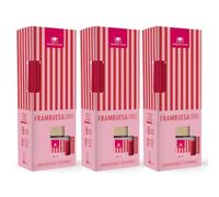 CRISTALINAS | Pack 3 Ambientador Mikado | 100% Puro | Larga Duración 8 Semanas | 3x35ml | 0% Alcohol (Frambuesa)