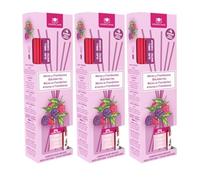 CRISTALINAS | Pack 3 Ambientador Mikado con Varillas | Larga Duración 4 Semanas | 0% Alcohol | 3x30ml (PACK 3, Moras)