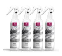 CRISTALINAS | Pack 4 Aerosol Ambientador Spray Pulverizador Absorbe Malos Olores | Para Casa, Cocina, Baño, Coche | Apto para Textiles | 4x250ml | No Contiene Gas (PACK 4, Sándalo y Cedro)