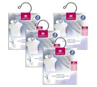 CRISTALINAS | Pack 4 Ambientador Percha para Armario | Cerámica Sólida | Larga Duración 8 Semanas | 0% Alcohol (PACK 4, Lavanda)