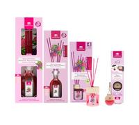 CRISTALINAS | Pack Ambientadores | Aroma Moras y Frambuesas | Mikado 180ml | Mikado 90ml | Mikado 35ml | Ambientador para coche 6ml (Moras y Frambuesas)