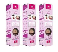 CRISTALINAS Pack de 3 Ambientadores de Coche - Absorbe los malos olores de tu vehículo con un agradable Aroma a Moras