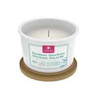 CRISTALINAS Pack Velas Aromáticas de Cera Vegetal y Aceites Esenciales | Aroma Brisa Marina. 3 Velas con Más de 25h de duración. Reciclable. Velas GELATTO