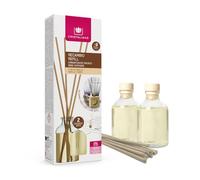 CRISTALINAS. Recambio x2 para Ambientador Mikado de Cubo de Madera. 0% Alcohol. Mas de 8 semanas de duración. 2x30ml. Aroma Vainilla. (2x30ml)