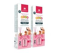 CRISTALINAS. Recambios Ambientador & Absorbe Olor Mikado para Mascotas. 0% Alcohol. Mas de 4+4 semanas de duracion. 2x30 ml. Aroma (Aroma a Limpio) (Pack Dúo)