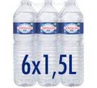 Cristaline - Agua de fuente natural - Pack de 6 x 1,5 l - La unidad