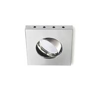 CRISTALRECORD Aro empotrable LED de 0,5W cuadrado basculante Horus cromo CR 00-640-01-100