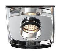 Cristalrecord - Foco empotrable cuadrado en cristal, colección Avalio, color Espejo