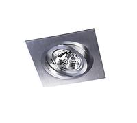 CristalRecord Kardan Helium - Foco empotrable, aluminio, 1 luz AR111, basculante 30°