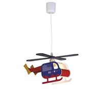 CristalRecord - Lámpara de Techo Infantil Azul HELICOPTERO Bravo CR 99-010-01-120 - CR 99-010-01-120