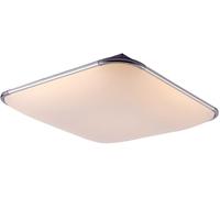 Cristalrecord Plafón led 24w plateado con mando a distancia de aluminio