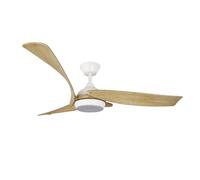 CRISTALRECORD Ventilador de techo LED Enna Blanco 24W 2400Lm CCT Dim