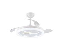 CRISTALRECORD Ventilador LED con aspas retráctiles Naira 78W 5900Lm