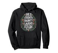 Cristiana Fuerza Dignidad Ríe Futuro Sudadera con Capucha