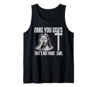 Cristianismo Cristiano para Hombres Mujeres Evangelio Camiseta sin Mangas