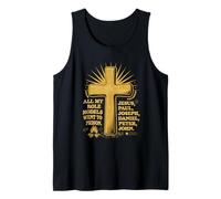 Cristianismo Jesús Dios Jesús Religión Biblia Cristo Cruz Camiseta sin Mangas