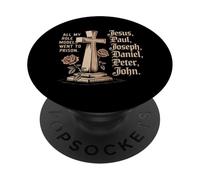 Cristianismo Jesús Dios Jesús Religión Biblia Cristo Cruz PopSockets PopGrip Adhesivo