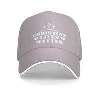 Cristianismo Vidas Importan Pascua Tres Días Jesús Cruz Cristo 2024 Gorra Beisbol Clásica Gorra De Visera Moda Sombrero para Tenis Unisex Exteriores