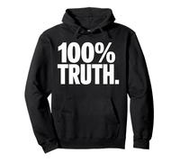Cristiano 100% Verdad Inspiración Positiva Sudadera con Capucha