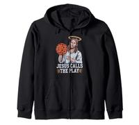 Cristiano Baloncesto Amante Religioso Baller Jesucristo Sudadera con Capucha