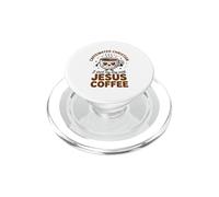 Cristiano con Cafeína. Empiezo Mi Día con Jesús Y Café. PopSockets PopGrip para MagSafe