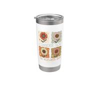 Cristiano Considere Flores silvestres crecen verso Vaso térmico de acero inoxidable de doble pared