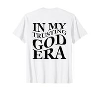Cristiano Divertido confiando en Dios Era Religiosos Hombres y Mujeres Camiseta