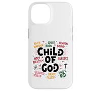 Cristiano Hijo de Dios Guerrero de fe Carcasa para iPhone 14