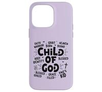Cristiano Hijo de Dios Guerrero de fe Carcasa para iPhone 14 Pro MAX