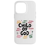 Cristiano Hijo de Dios Guerrero de fe Carcasa para iPhone 14 Pro MAX