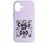 Cristiano Hijo de Dios Guerrero de fe Carcasa para iPhone 16 Plus