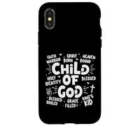 Cristiano Hijo de Dios Guerrero de fe Carcasa para iPhone X/XS