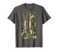 Cristiano Inspirador de Camuflaje Militar Camiseta