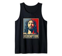 Cristiano Jesús REDENCIÓN Cruz Salvación Camiseta sin Mangas