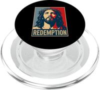 Cristiano Jesús REDENCIÓN Cruz Salvación PopSockets PopGrip para MagSafe