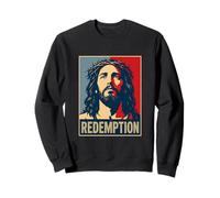 Cristiano Jesús REDENCIÓN Cruz Salvación Sudadera