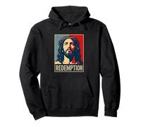 Cristiano Jesús REDENCIÓN Cruz Salvación Sudadera con Capucha