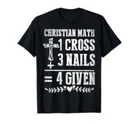 Cristiano Matemáticas Dios Adorador Cristo Seguidor Religión Divertido Camiseta