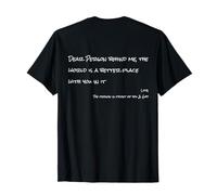 Cristiano Motivacional, Querida Persona detrás de mí, Mundo Mejor Camiseta