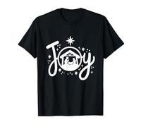 Cristiano Navidad Alegría Jesús Belén Fe Familia Camiseta
