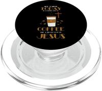 Cristiano religioso Que Necesito es café y Jesús PopSockets PopGrip para MagSafe