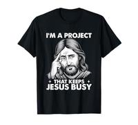 Cristiano religioso Soy un Proyecto Que Mantiene Ocupado a Jesús Camiseta